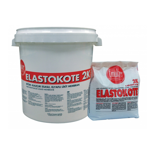 Elastokote 2K Bitüm Kauçuk Esaslı, Çimento Polimer Modifiyeli Likit Membran