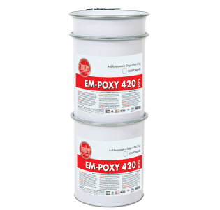 EM-POXY 420 Epoksi reçine, sertleştirici ve dolgudan oluşan ankraj harcı