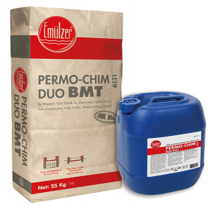 Permo-Chim Duo BMT İki Bileşenli Tam Elastik Su Geçirimsiz Yalıtım Harcı