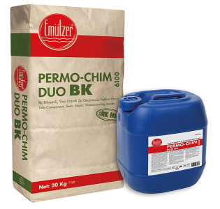 Permo-Chim Duo BK-İki Bileşenli Yarı Elastik Su Yalıtım Malzemesi