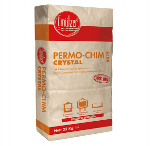 Permo-Chim Crystal 6025 - Tek Komponentli Kristalize Yalıtım Harcı
